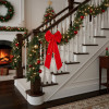 Vánoční mašle červená 22x52cm, vánoční dekorace