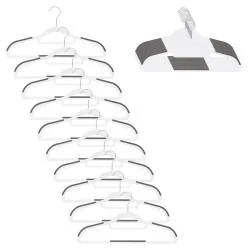 Plastová ramínka na oblečení 41 cm sada 20ks SPRINGOS HG0078 bílá