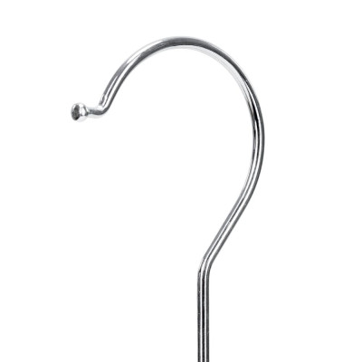 Plastová protiskluzová ramínka na šaty bílá 41cm, sada 20ks HG0078