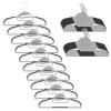 Plastová ramínka na oblečení 41 cm sada 30ks SPRINGOS HG0081 šedá