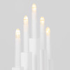LED vánoční svícen - 5 svíček 30cm 2xAA teplá bílá