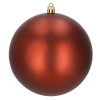 Vánoční baňky červené - 10cm sada 6ks, vánoční ozdoby