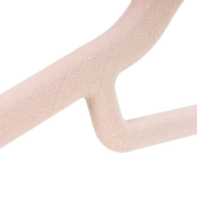 Sametová ramínka na šaty růžová 45cm, sada 20ks HG0083