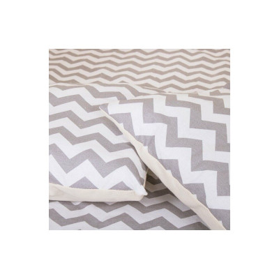 Teepee stan pro děti SPRINGOS Šedý Zigzag