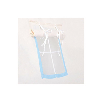 Teepee stan pro děti SPRINGOS Světle modrý s hvězdami