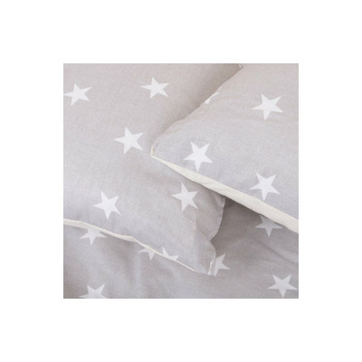 Teepee stan pro děti SPRINGOS Šedý s hvězdami