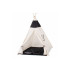 Dětský týpý stan vhodný do pokojíčků i na zahradu. Luxusní provedení s okénkem a roletkou, komfortní podložkou a dvěmi polštáři. Teepee stan je útulné místo, které dětem poskytne parádní úkryt a potřebné soukromí. Navíc skvěle vypadá! Rozměry stanu jsou 160x120x100 cm. 