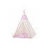Teepee stan pro děti SPRINGOS Růžový s hvězdami