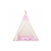 Teepee stan pro děti SPRINGOS Růžový s hvězdami