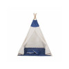 Teepee stan pro děti SPRINGOS Tmavě modrý s hvězdami