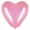 Párty balónky SRDCE, růžová, sada 50ks SPRINGOS PS0051