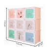 Dětská modulární skříň s 9 úložnými boxy SPRINGOS HA0215 barevná