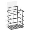 Poličky do koupelny 5ks SPRINGOS HA7544 černé