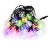 LED světelný řetěz baňky - 13m, 20LED, IP44, multicolor