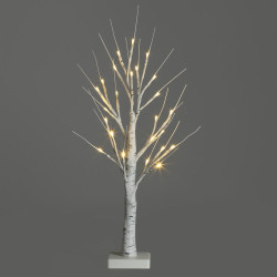 LED bříza 60 cm 25LED teplá bílá