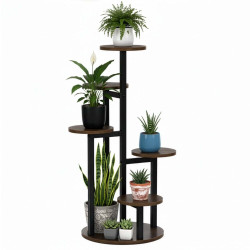 GA0219 KOVOVÝ KVĚTINÁČ 33 X 33 X 82 CM