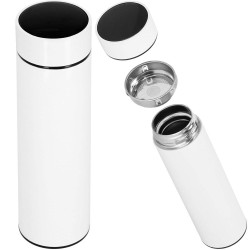 Nerezová termoska s teploměrem a sítkem 500 ml SPRINGOS KI0128