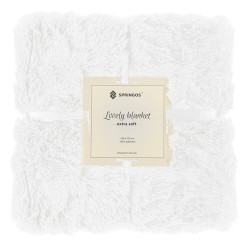 Dvouvrstvá deka 200x220 cm SPRINGOS HA7269 bílá