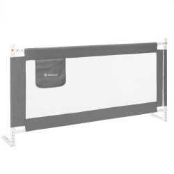 Zábrana na postel 200 cm SPRINGOS HA7526 šedá