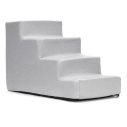 Schůdky pro psa 60x30x40 cm SPRINGOS PA0339 světle šedé