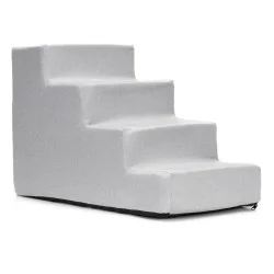 Schůdky pro psa 60x30x40 cm SPRINGOS PA0339 světle šedé