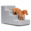 Schůdky pro psa 60x30x40 cm SPRINGOS PA0339 světle šedé