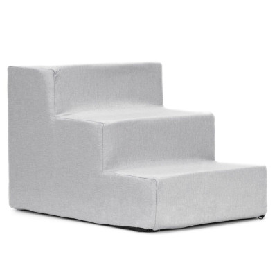 Schůdky pro psa 45x30x30 cm SPRINGOS PA0338 světle šedé