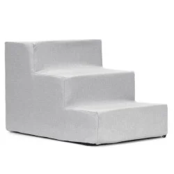 Schůdky pro psa 45x30x30 cm SPRINGOS PA0338 světle šedé