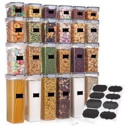 Plastové dózy na potraviny sada 24ks SPRINGOS KI0172