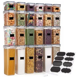 Plastové dózy na potraviny sada 24ks SPRINGOS KI0172