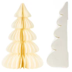 Papírový skládací stromeček 18 cm, vánoční dekorace