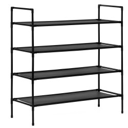 Kovový botník 4 police SPRINGOS HA7549 černý