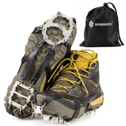 Protiskluzové návleky na boty, vel. 36-40 SPRINGOS CS0172 černé