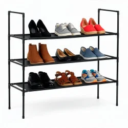 Botník 3 police SPRINGOS HA7548 černý