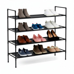 Botník 4 police SPRINGOS HA7549 černý