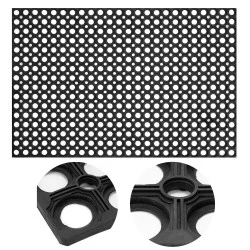 Rohožka před dveře 100x50 cm SPRINGOS HA7536 černá