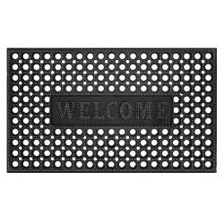 Rohožka před dveře 45x75 cm SPRINGOS HA7537 černá