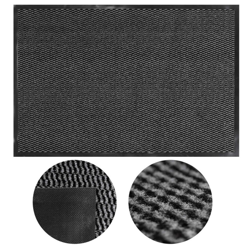 Rohožka před dveře 60x90 cm SPRINGOS HA7533 černá