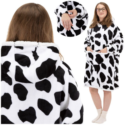 Mikinová deka Oversized SPRINGOS HA7570 kráva