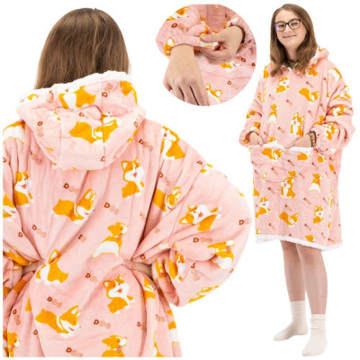 Mikinová deka Oversized SPRINGOS HA7572 štěně