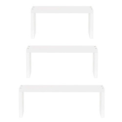 Police na zeď sada 3 ks SPRINGOS HF0051 bílé