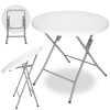 Cateringový stůl skládací 80x74,5 cm SPRINGOS GF0111 bílý