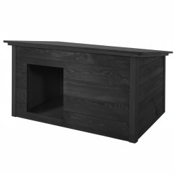 Zatepletá bouda pro psa 106x72x67 cm DECHLAND BP06 šedá