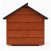 Zateplená bouda pro psa L 80x64x61 cm DECHLAND BP011 teak