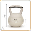 Měkký kettlebell 10 kg ACTIGET SOFT ACT0066