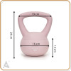 Měkký kettlebell 4 kg ACTIGET SOFT ACT0063