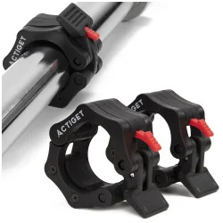 Bezpečnostní objímky klipy na vzpěračskou tyč 50 mm ACTIGET ACT0014 sada 2ks