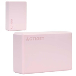 Jóga blok kostka ACTIGET ACT0061 růžová