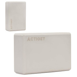 Jóga blok kostka ACTIGET ACT0061 béžová