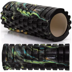 Masážní válec střední tvrdost ACTIGET ACT0033 černo-zelený